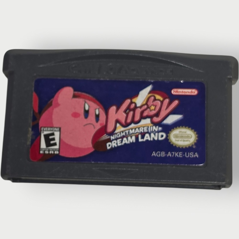 Kirby: Nightmare in Dream Land GBA Gameboy Advance TESTED WORKS Cart Only